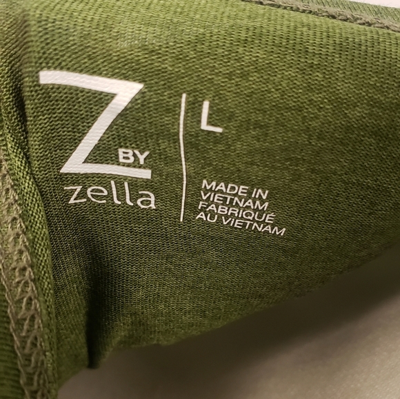 Z by Zella Green Training Muscle Tank Top Solid Mens - Picture 3 of 5